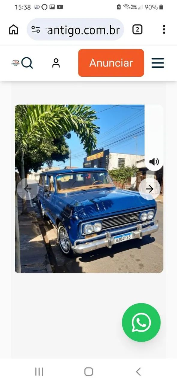 Chevrolet Veraneio Veraneio S/ Luxe 4.0 Dies./TB Dies. 1970