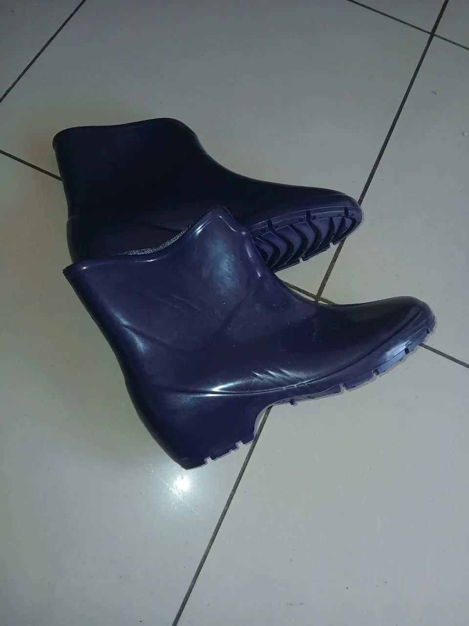 Bota plástica oara chuva