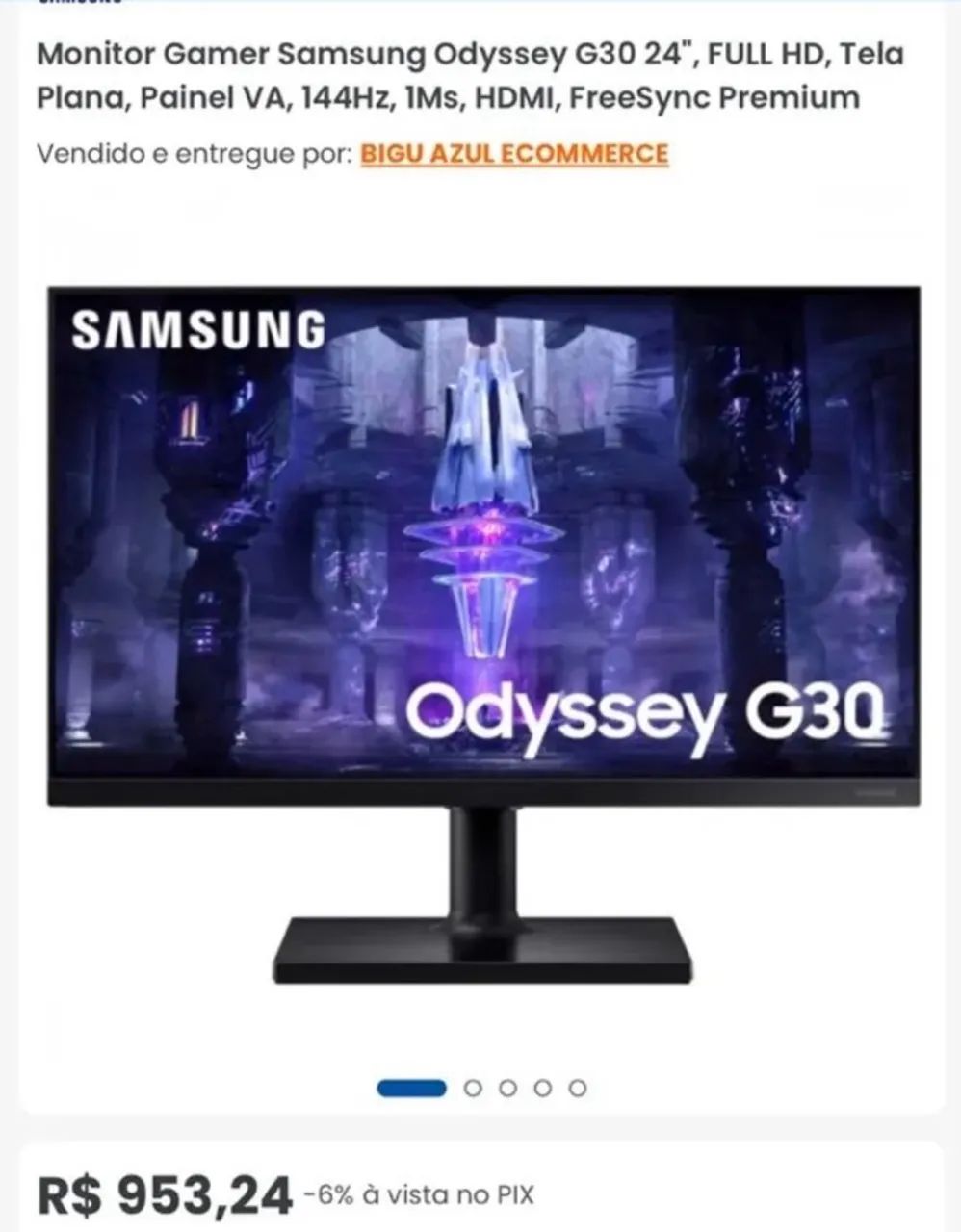 Monitor odyssey g30  - Foto 4