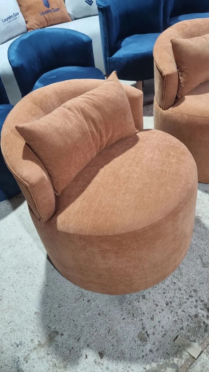 Poltronas orgânicas conforto e estilo