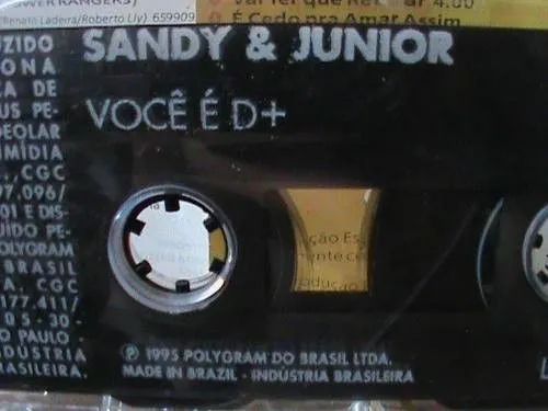 fita k7 Sandy & Junior  - Foto 2