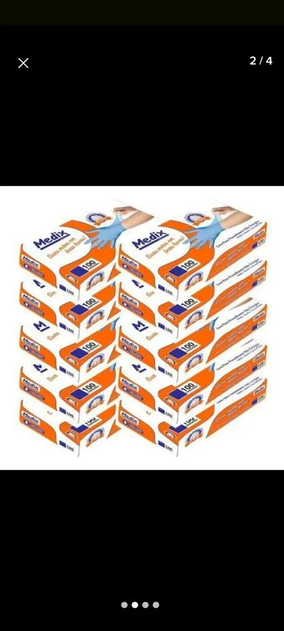 Luva Nitrilica Medix TAM G - Foto 3