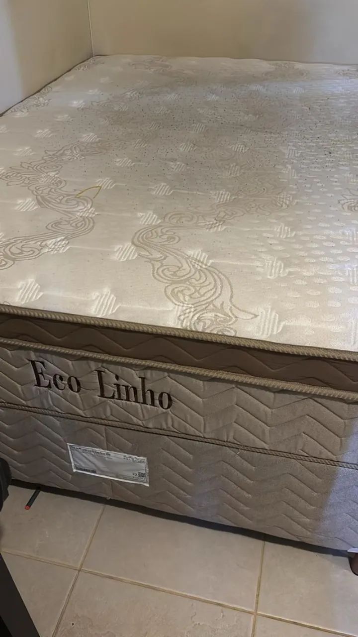 CAMA BOX DE CASAL ECO LINHO