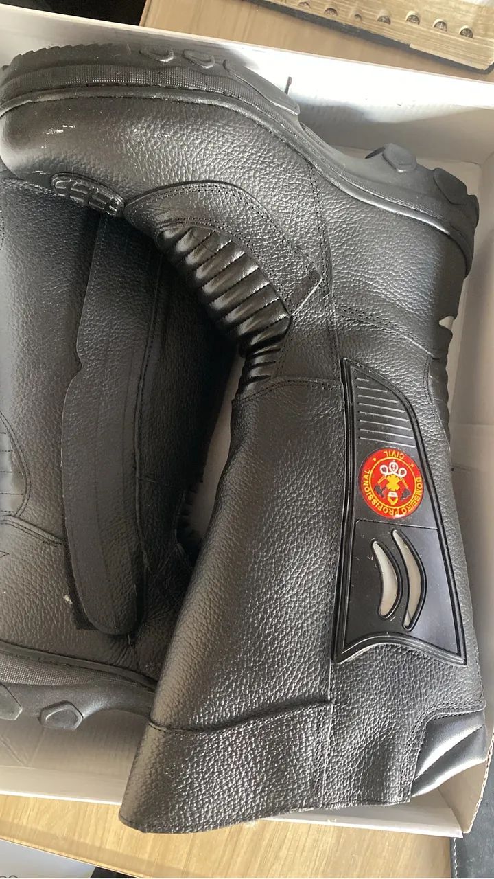 Bota bombeiro civil 