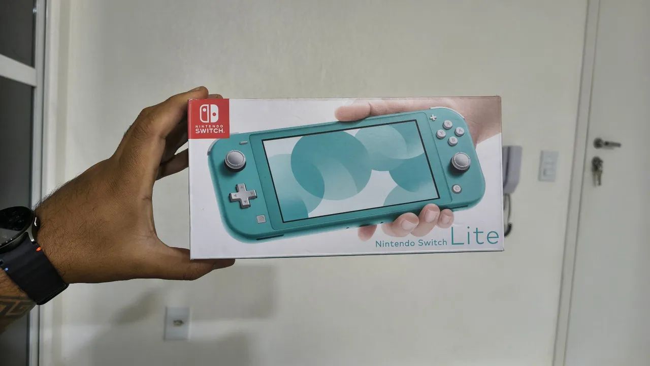 Caixa Switch Lite Azul turquesa
