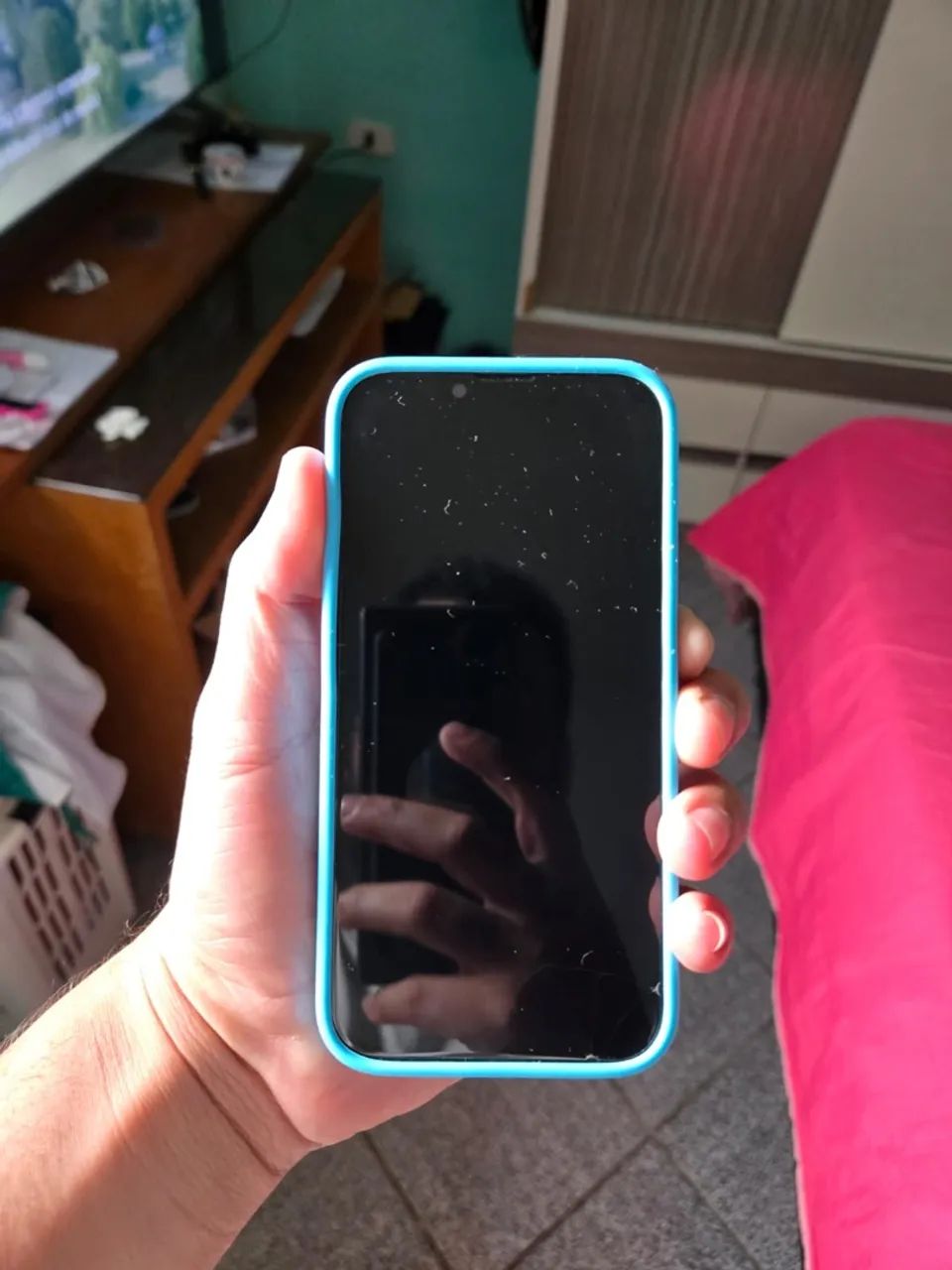 iPhone 13 256GB venda troca chip OFF - Foto 2