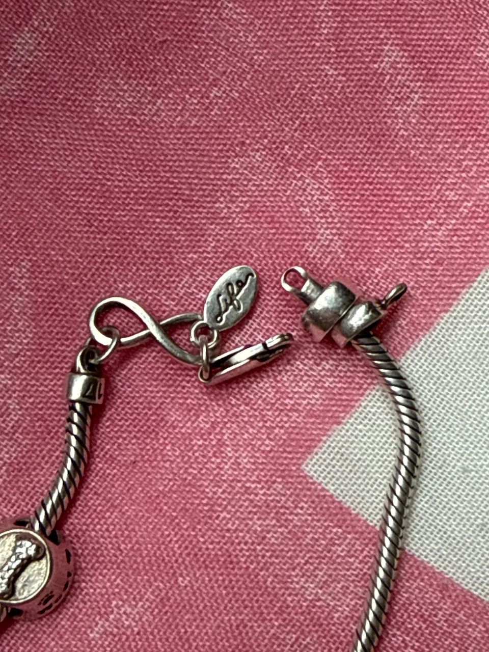 Pulseira prata 925 VIVARA (acompanha berloque) - Foto 2