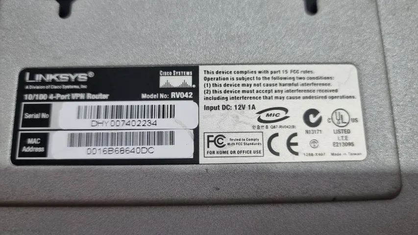 Roteador Cisco Small Business Rv042 Vpn Router - Foto 4