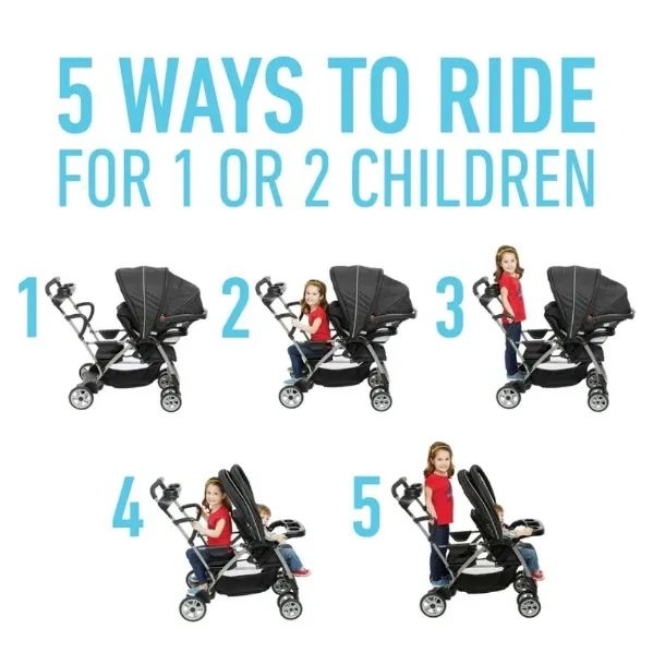 Carrinho de bebê com cadeirinha . 2 em 1 
