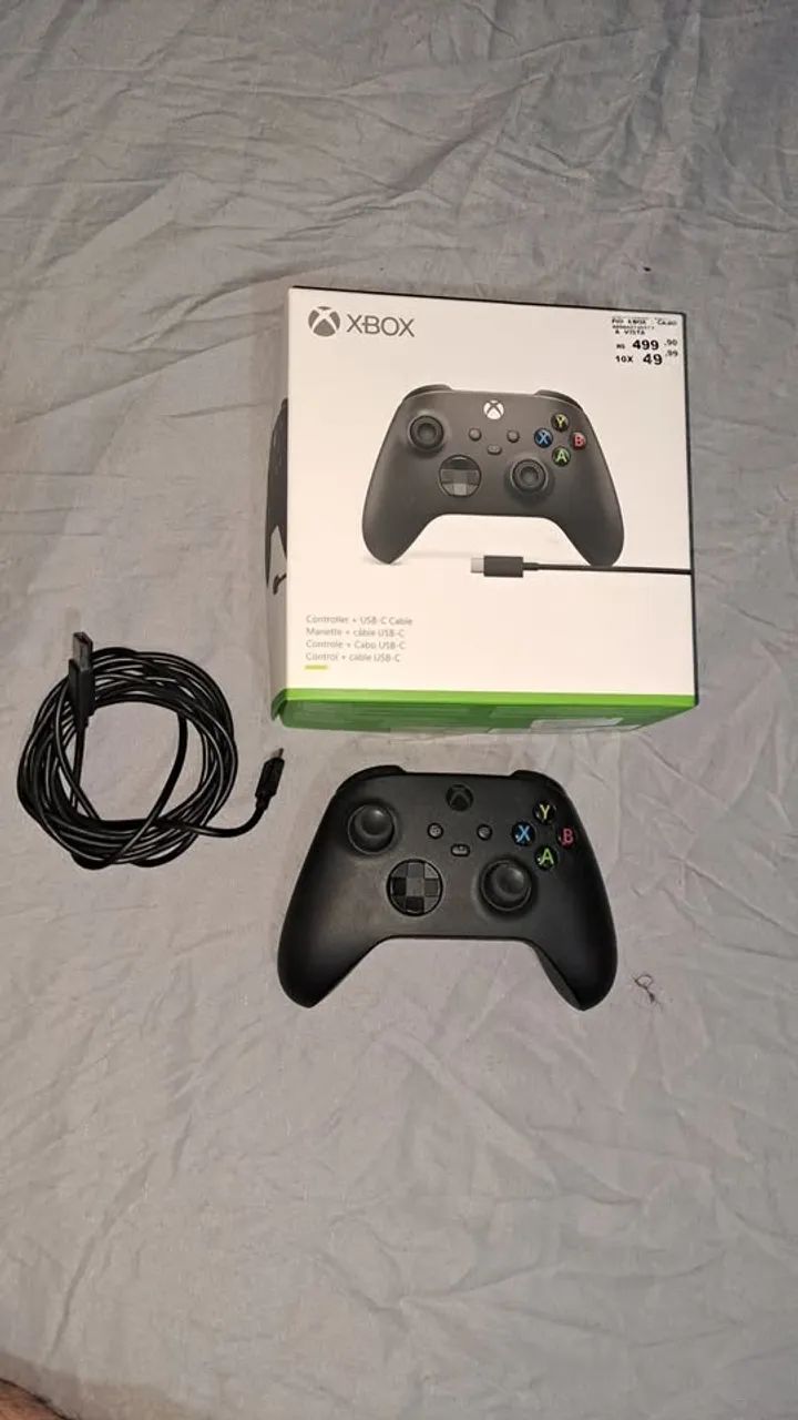 Controle Xbox Series S Microsoft Sem Fio Com USB-C e Bluetooth - Foto 3