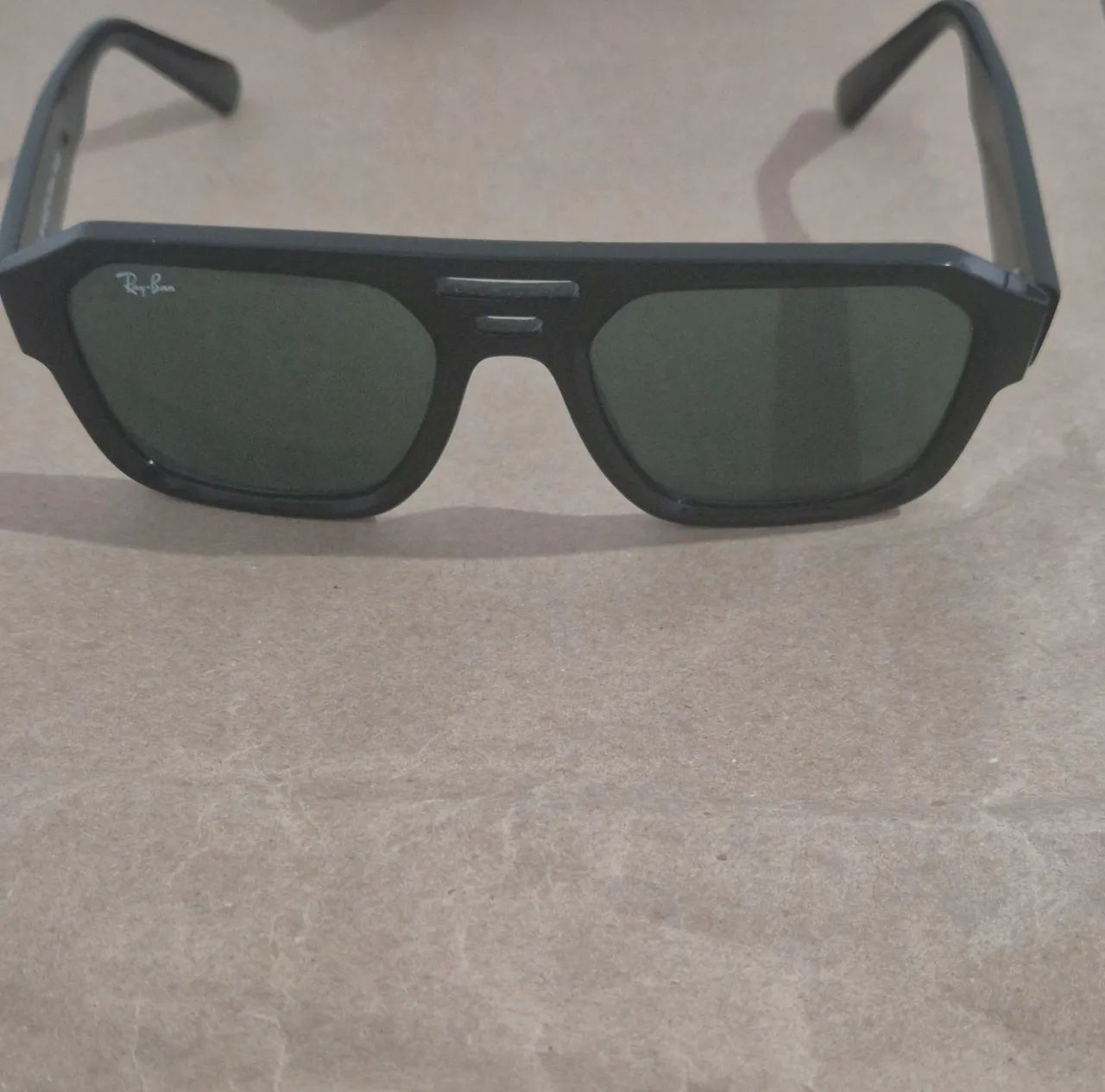 Óculos  Ray-Ban Corrigan Bio Based preto lentes verdes - Foto 3
