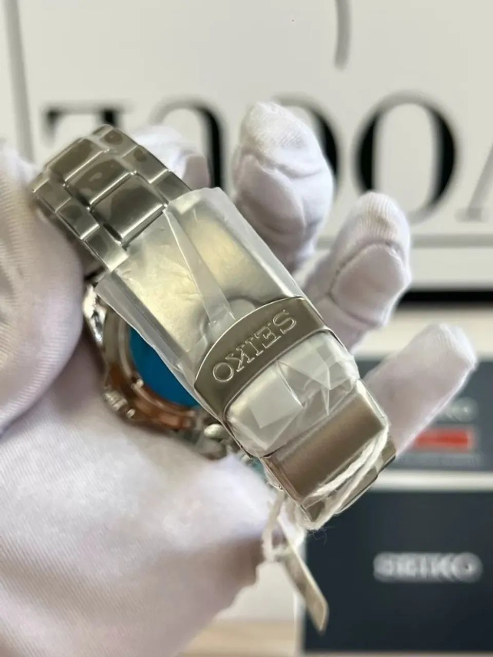 Relógio Seiko Prospex Solar Diver 38,5 mm - Ref. SBDN071 JDM - Foto 4