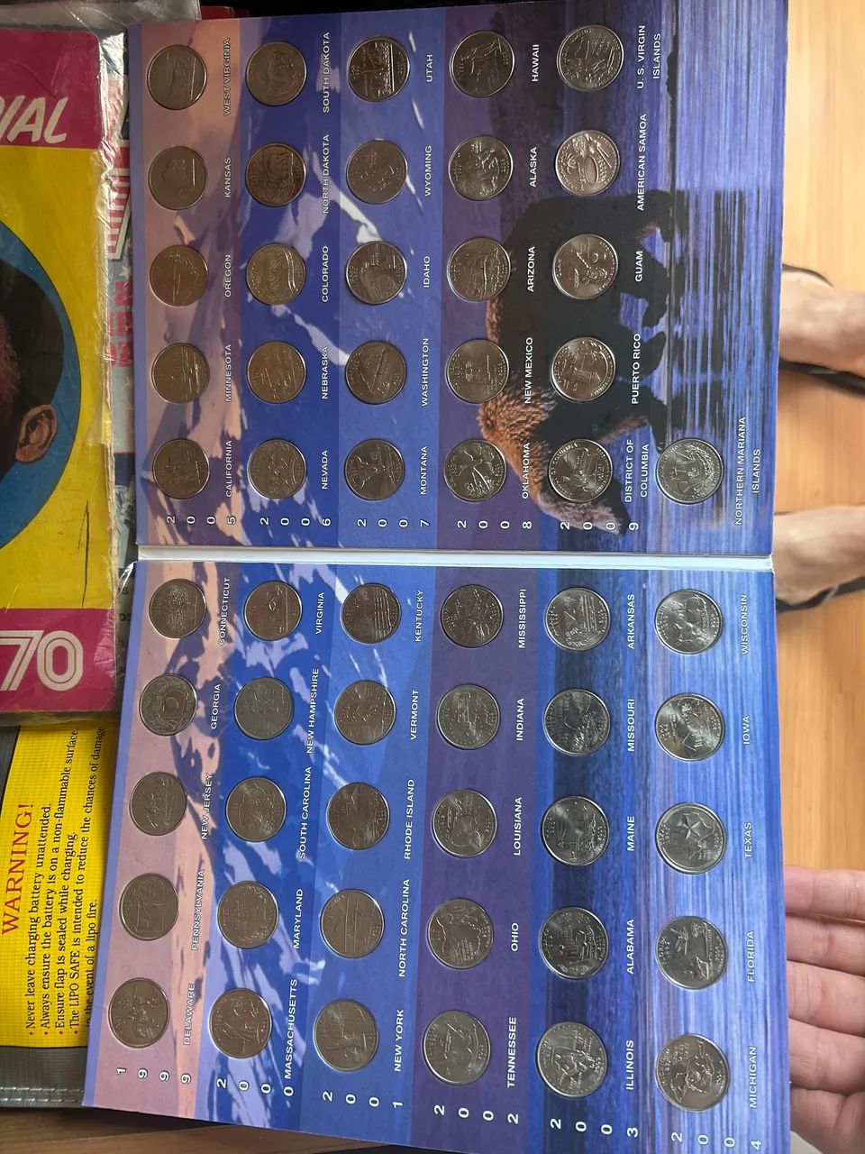 Álbuns Statehood e Lincoln Cents - Foto 4