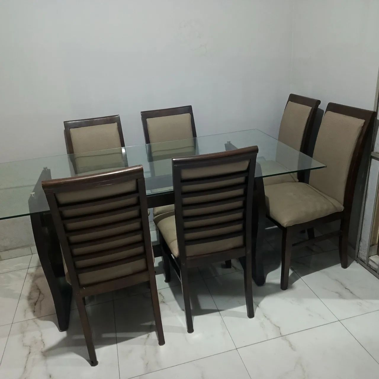 Mesa de jantar c/6 cadeiras - Foto 2