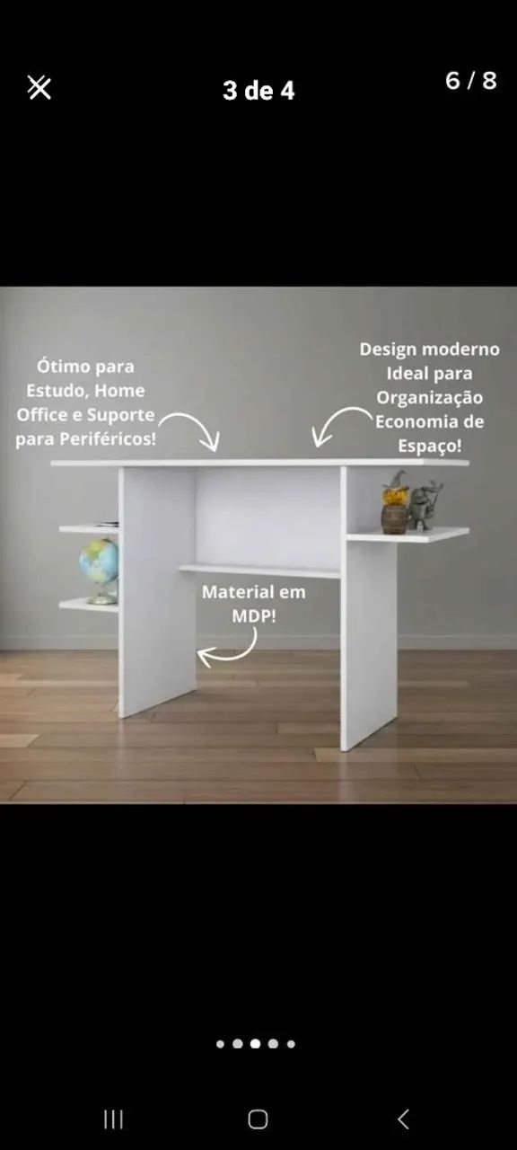 Vendo mesa e cadeira (novo na caixa) - Foto 3