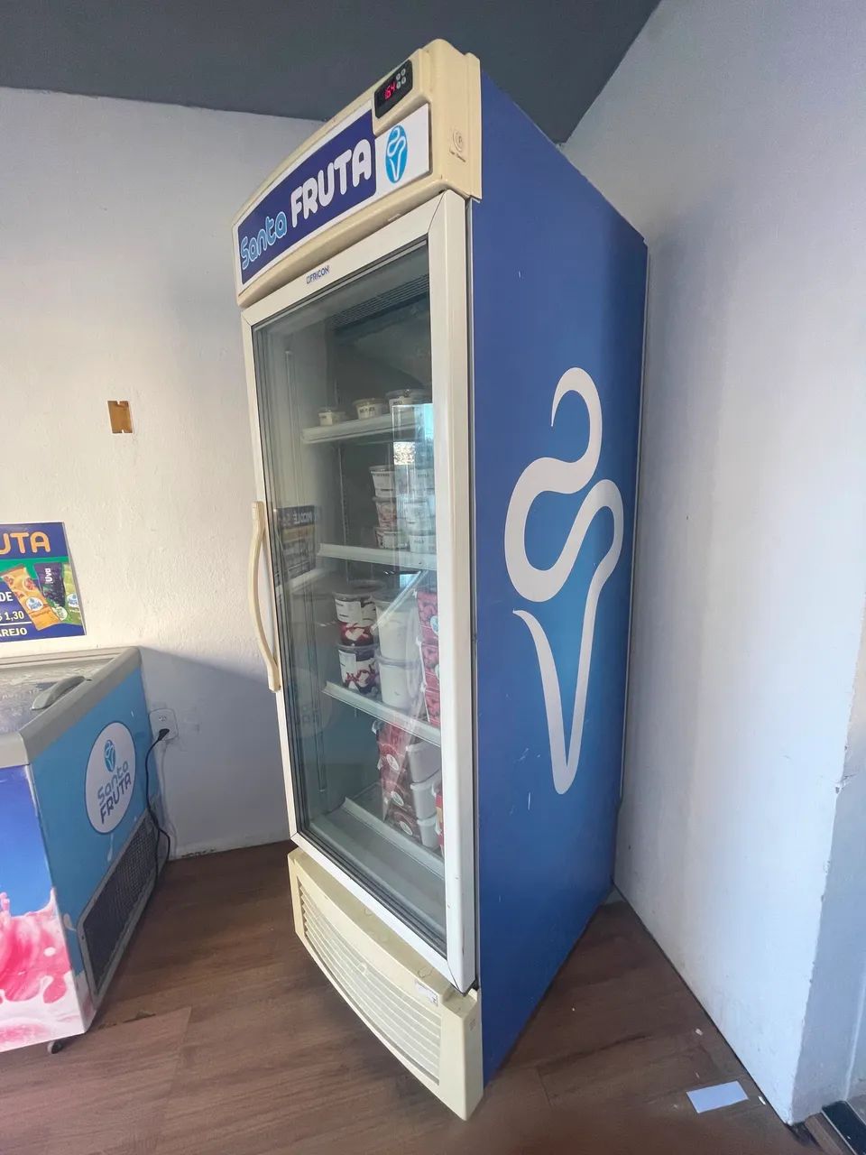 Freezer vertical expositor sorvetes 