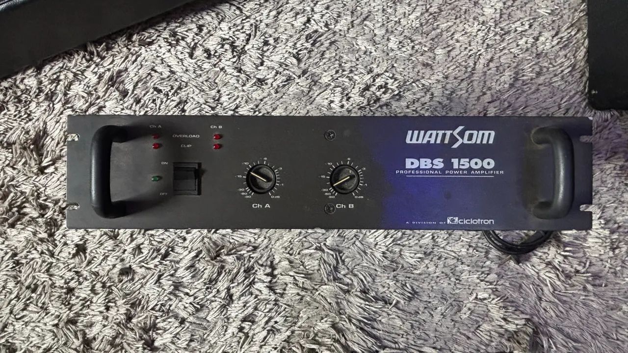 Potencia Wattsom Dbs1500 Preto