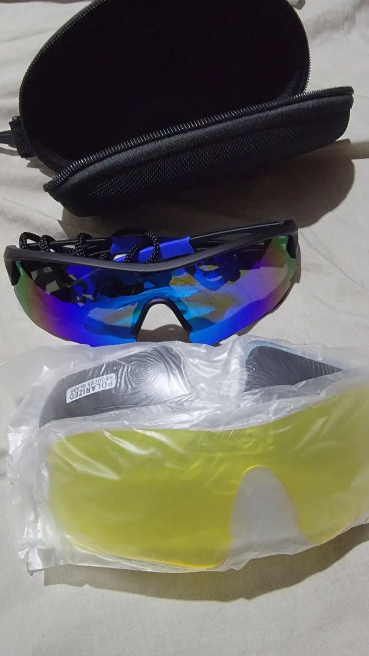 Óculos ciclismo várias lentes