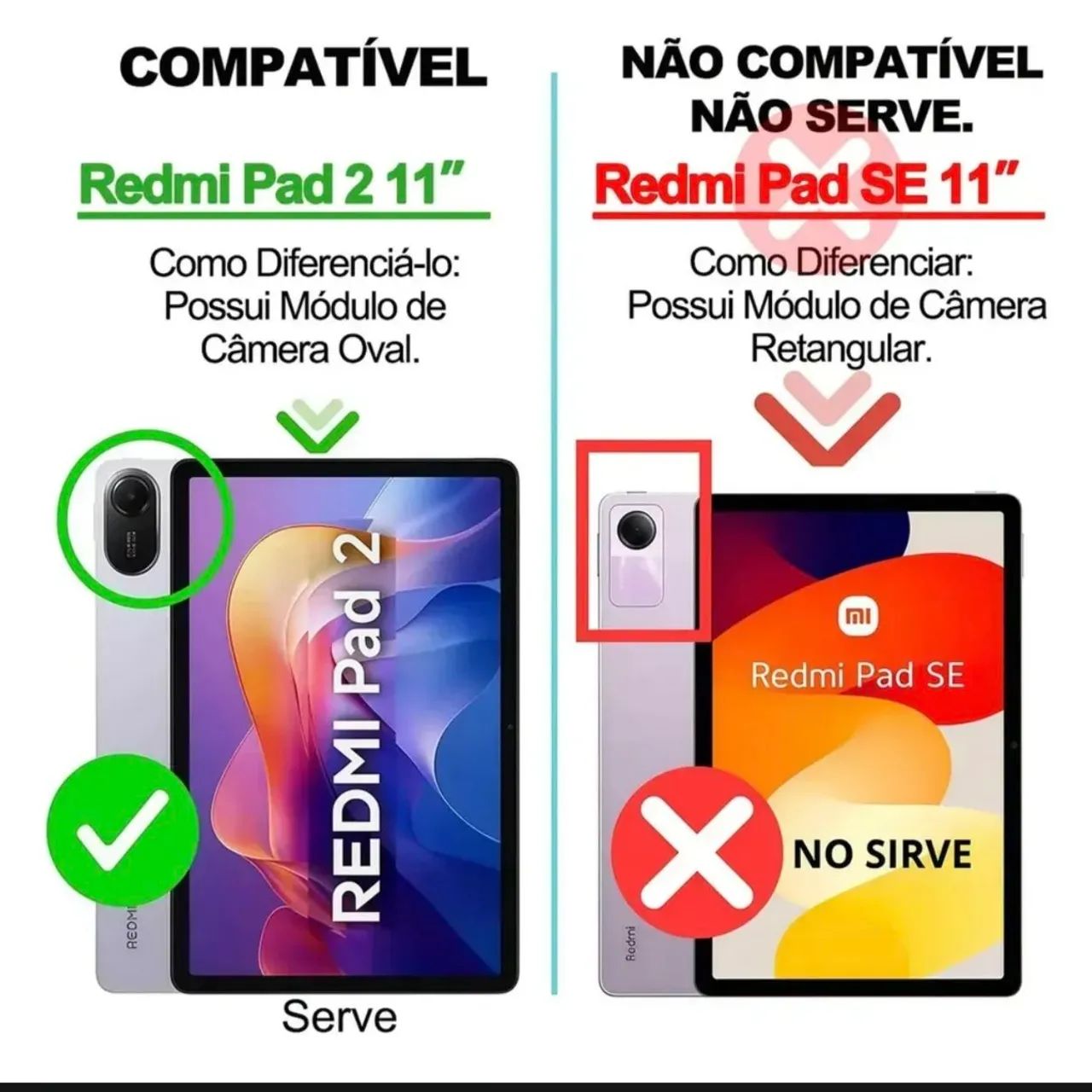 Capa Á Prova De Queda Para Xiaomi Redmi Pad 2 11 Polegadas - Foto 2
