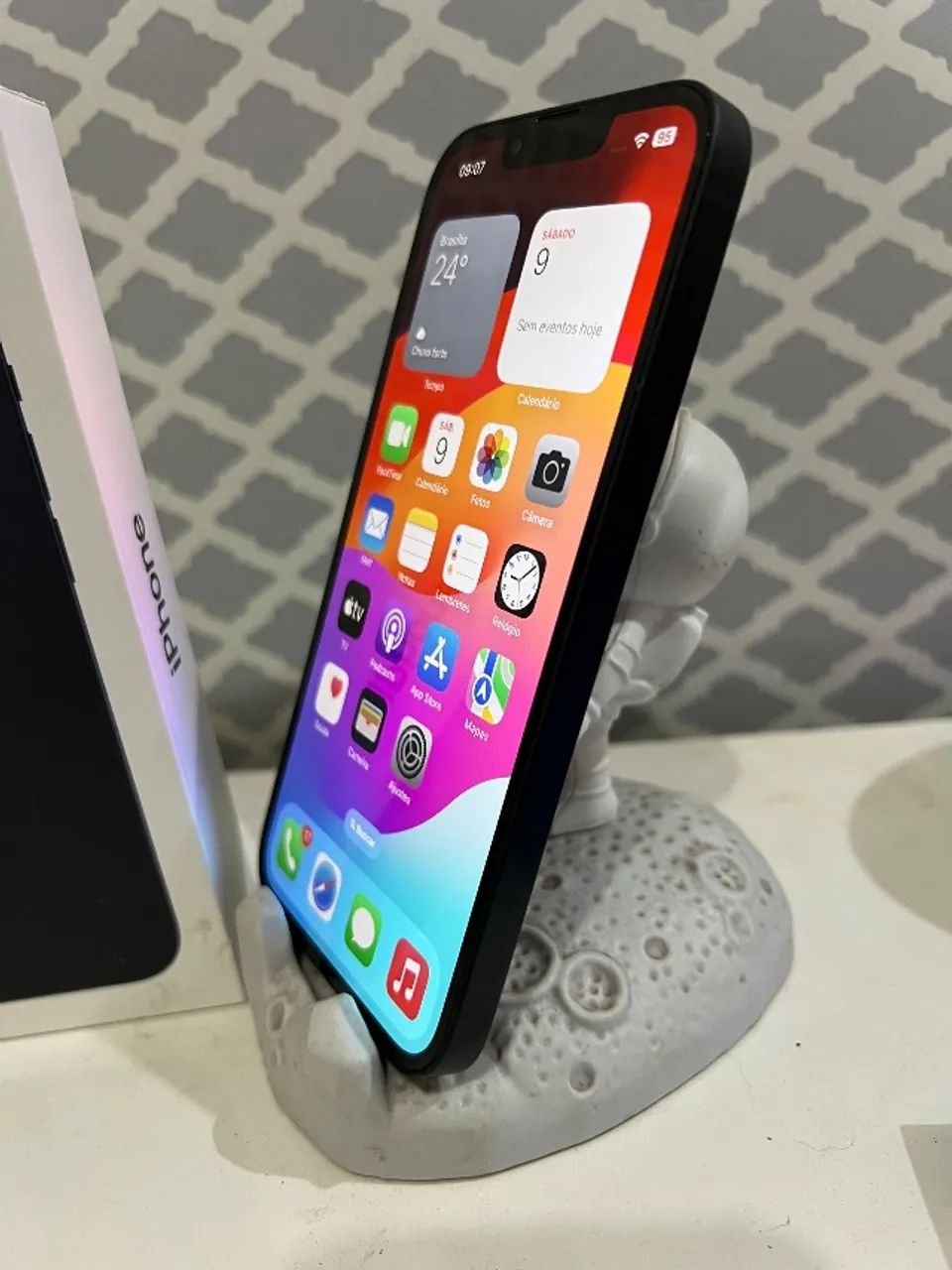 iPhone 13 5G 128GB com Caixa e Carregador Entrego - Foto 5