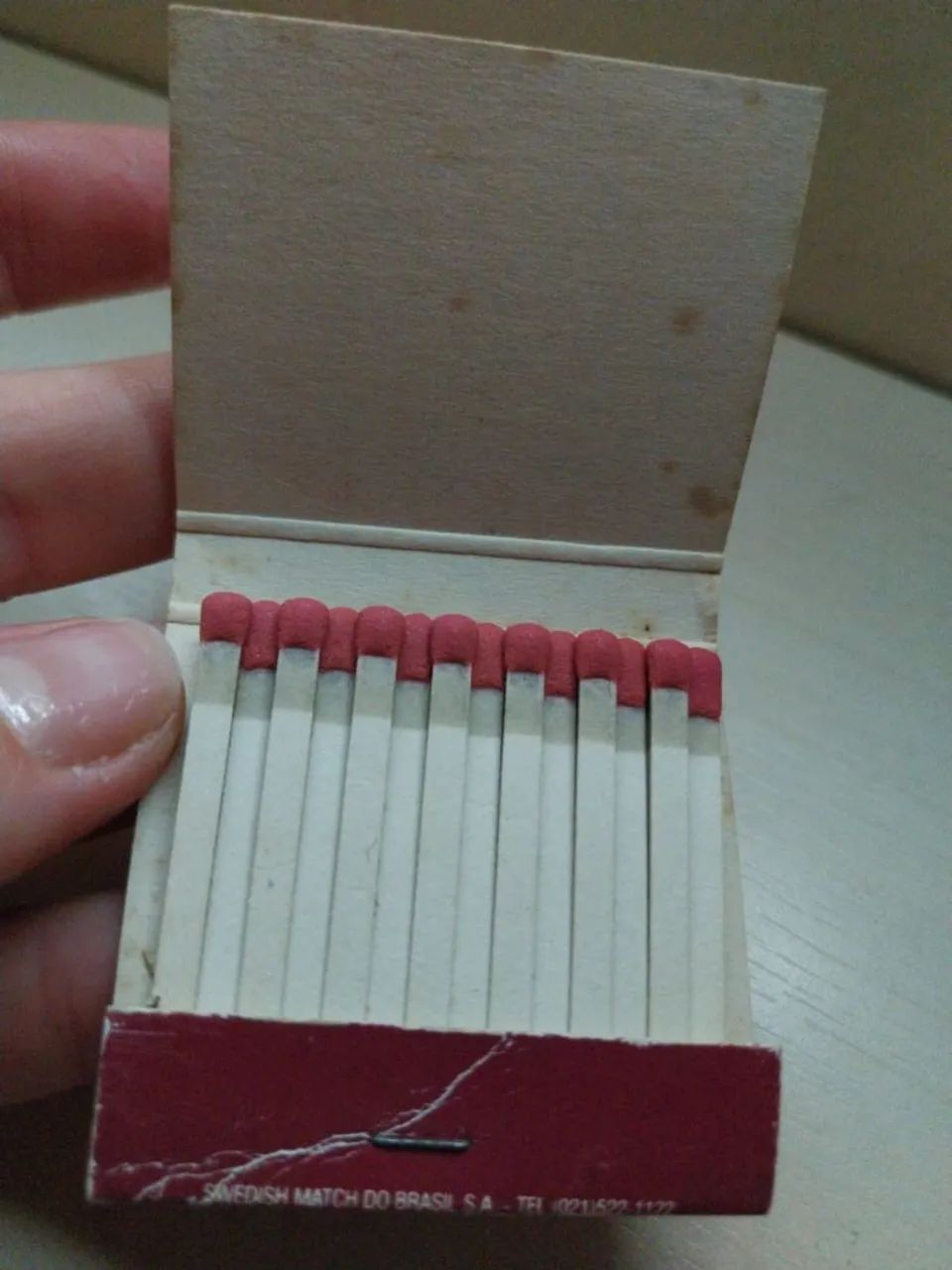 Antiga Caiixa de fósforo de Hotel - Foto 4