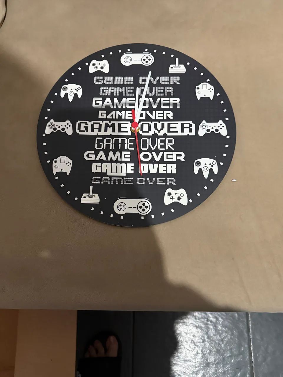Relógio game over