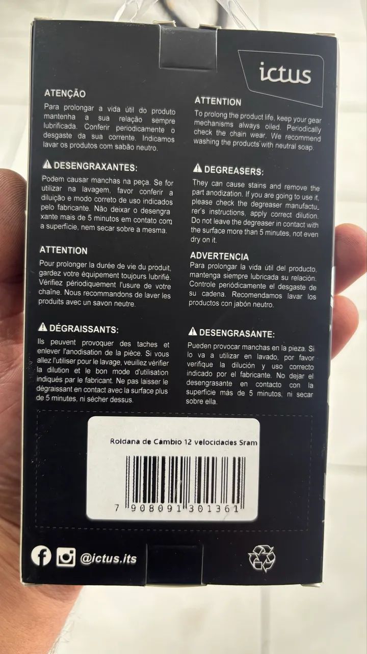 Roldana ictus para câmbio sram  - Foto 2
