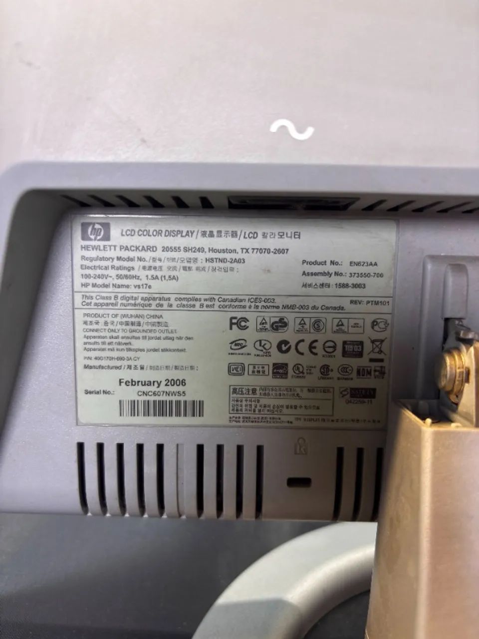 Monitor HP VS17e 17" - Funcionando Perfeitamente - Foto 5