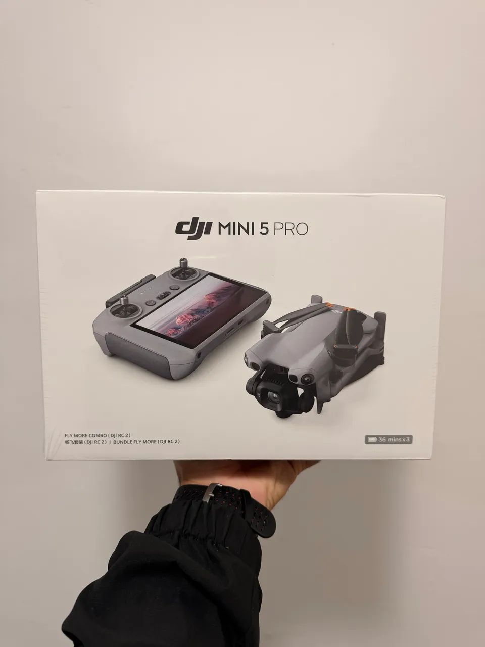 Drone Mini 5 Pro lacrado Combo Fly More