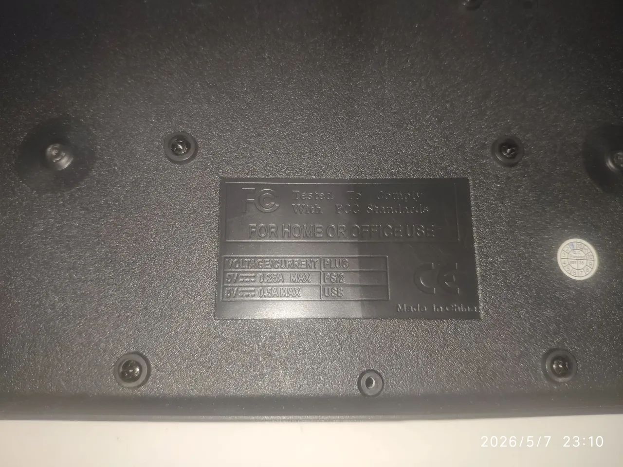 Teclado com Fio USB Padrão ABNT2 (com Ç) - Funcionando Perfeitamente - Foto 4