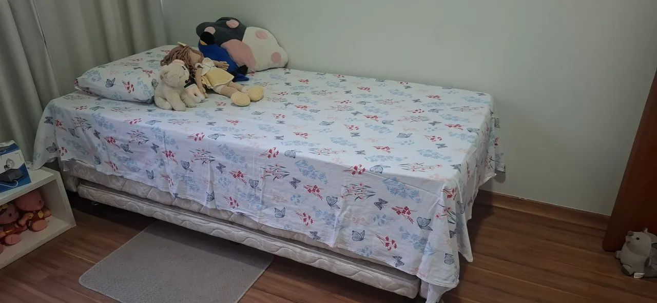 Cama Solteirão com cama auxiliar 