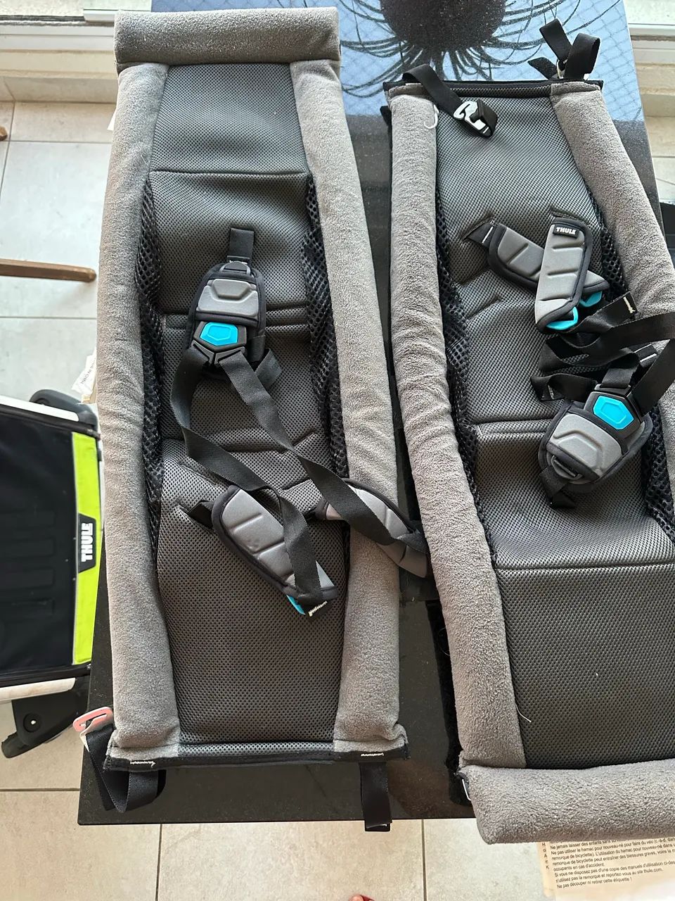 Thule Chariot CAB Duplo + 2 Infant Sling + Bagageiro - Completo - Foto 4