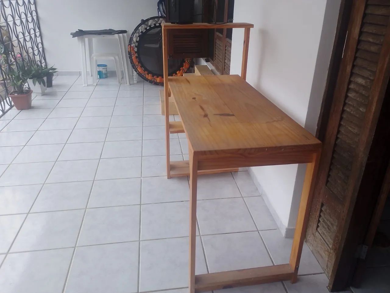 Mesa de Escritório de Madeira - Foto 3