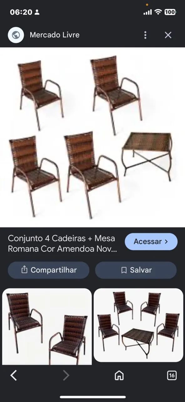 Jogo de cadeira  - Foto 2