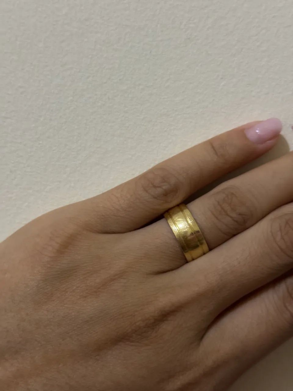 Aliança 18k - 8 gramas  - Foto 2