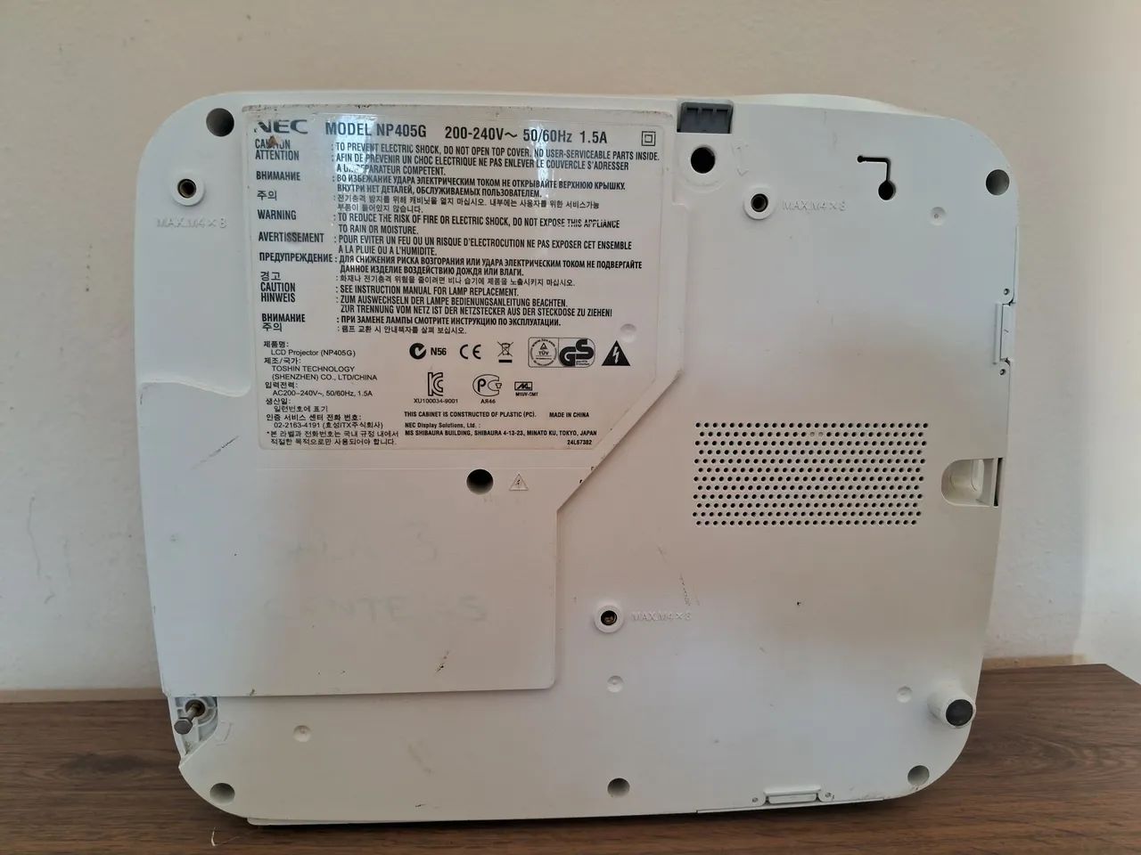 Projetor Nec NP405 (Com Defeito) - Foto 5