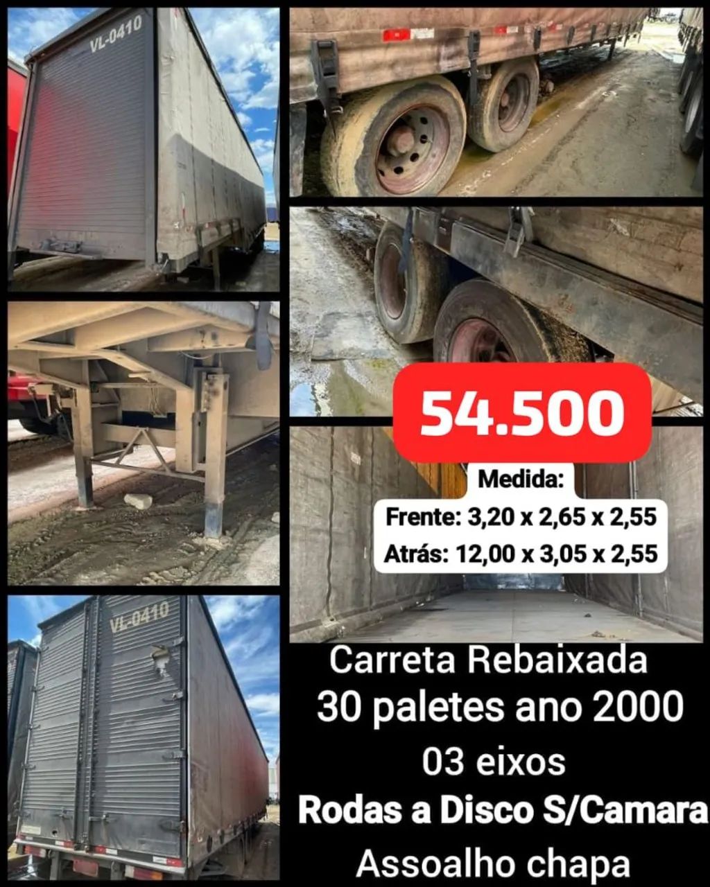 Carreta Sider Rebaixada 3 eixos 15M - Foto 2