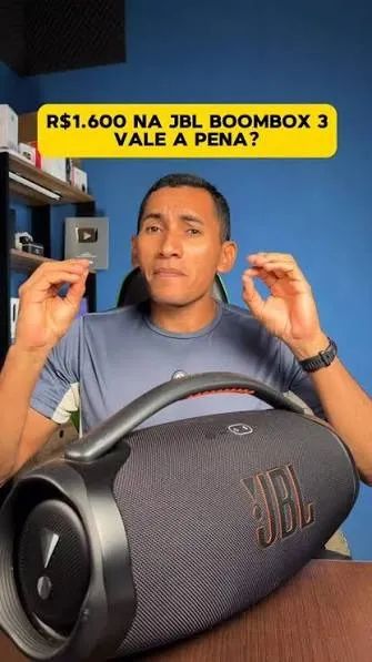 JBL Boombox 3 Preta Nova  - Foto 4