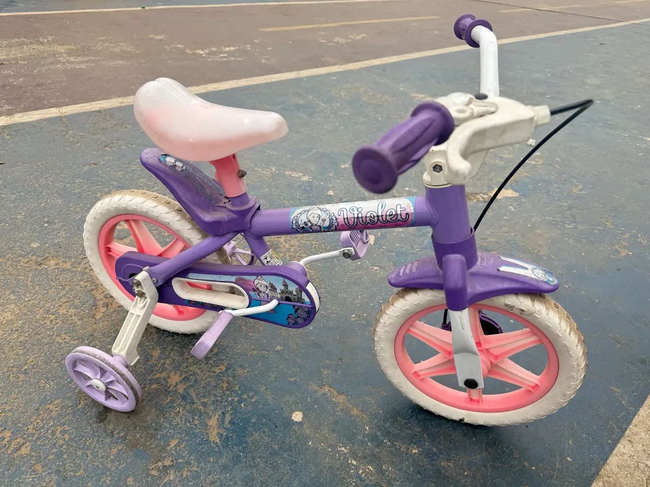 Bicicleta infantil menina aro 12 - usada - Foto 5