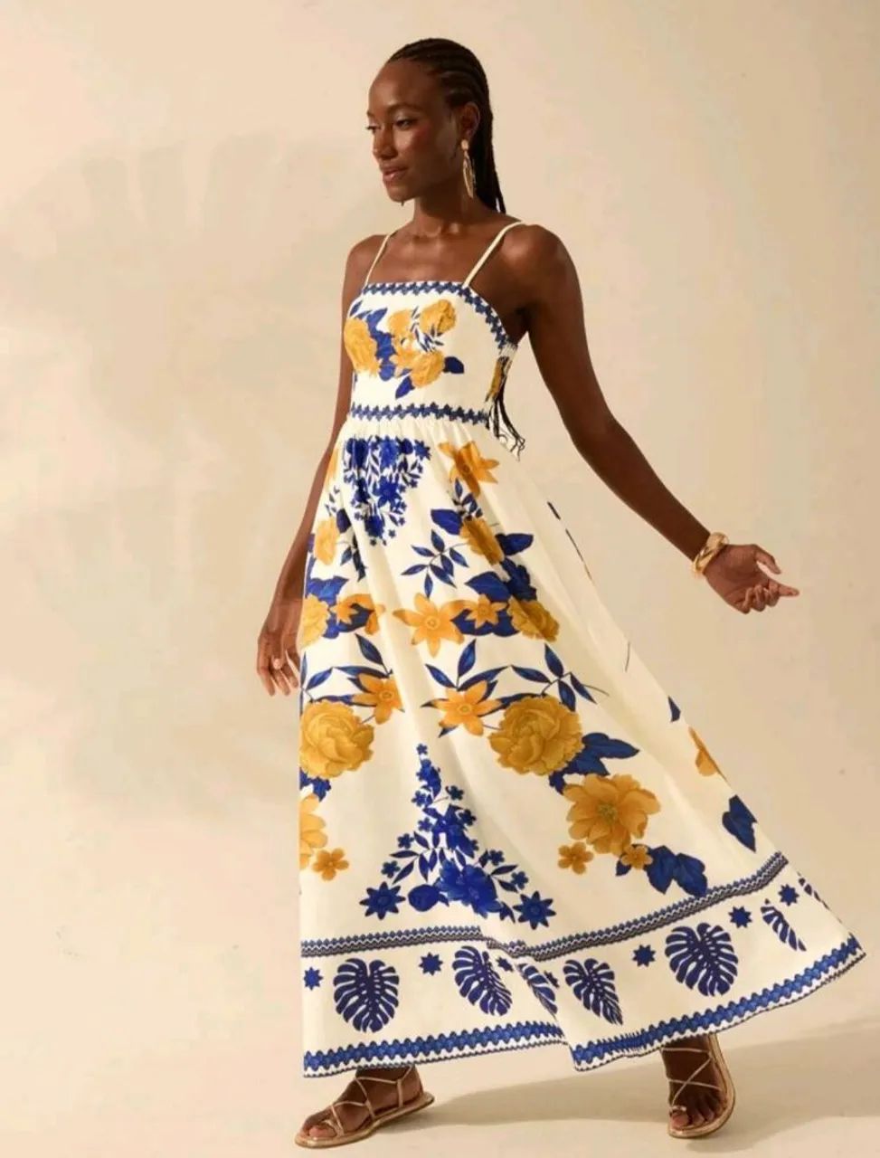Vestido florido shein PP - Foto 3
