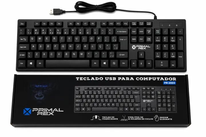 Teclado para computador Usb Primal Rex - Foto 4