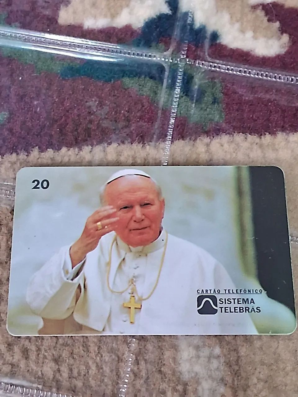 Cartão Telefonico Encontro Mundial Do Papa