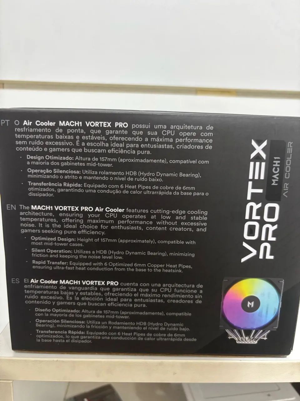 Aircooler MACH1 Vortex PRO ARGB AMD E INTEL - Foto 2