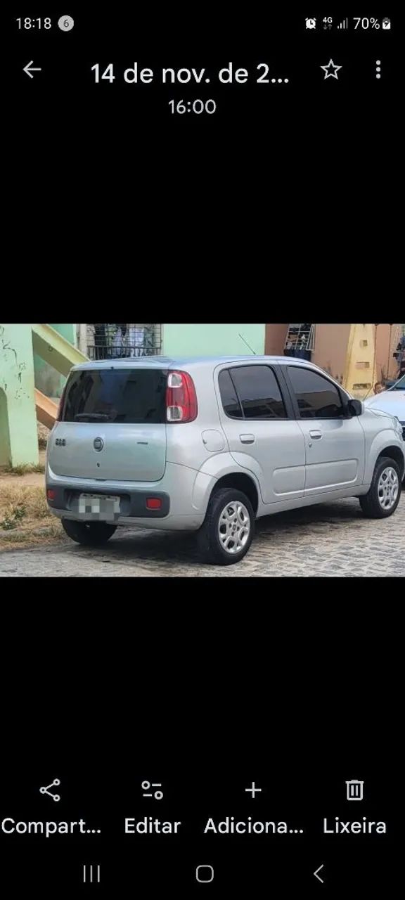 Fiat Uno VIVACE CELEB. 1.0 EVO F.FLEX 8V 5P 2014
