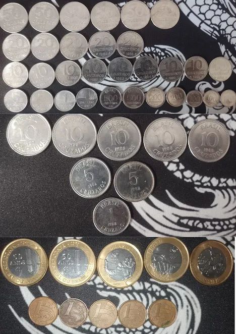 Coleção Numismática (150 Itens) notas e moedas - Foto 4