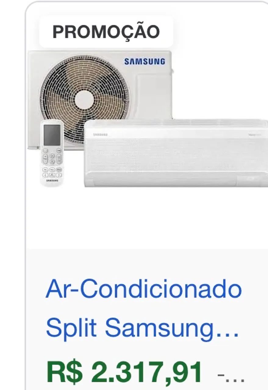 Ar condicionado 9 mil BTU