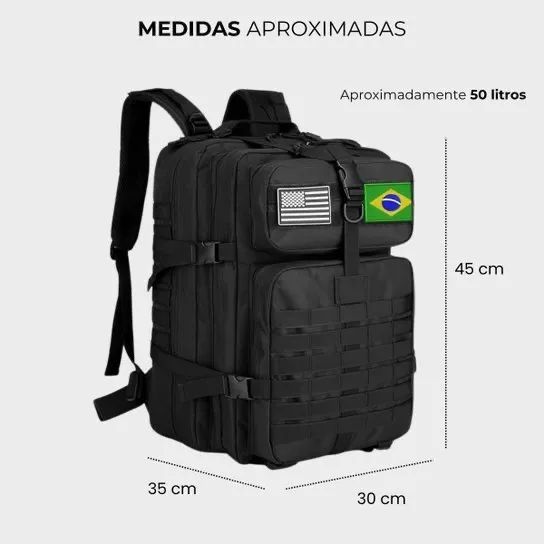 Mochila Tática Militar 50L - Foto 3