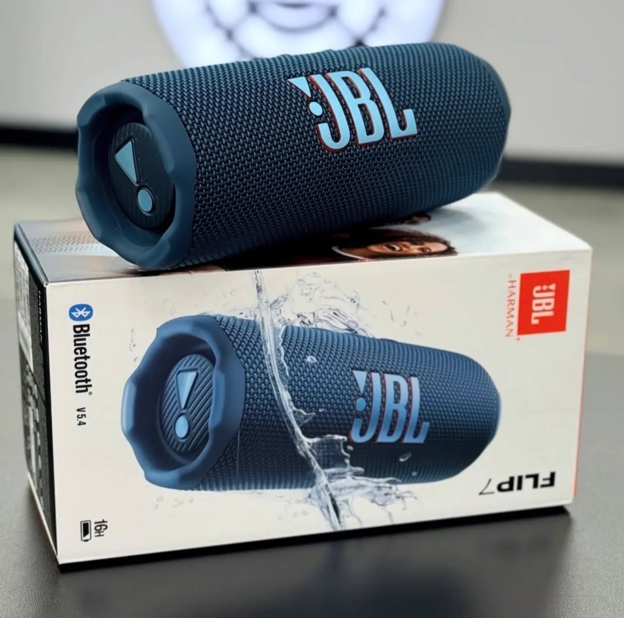 JBL Flip 7 Azul e Preta  - Foto 2