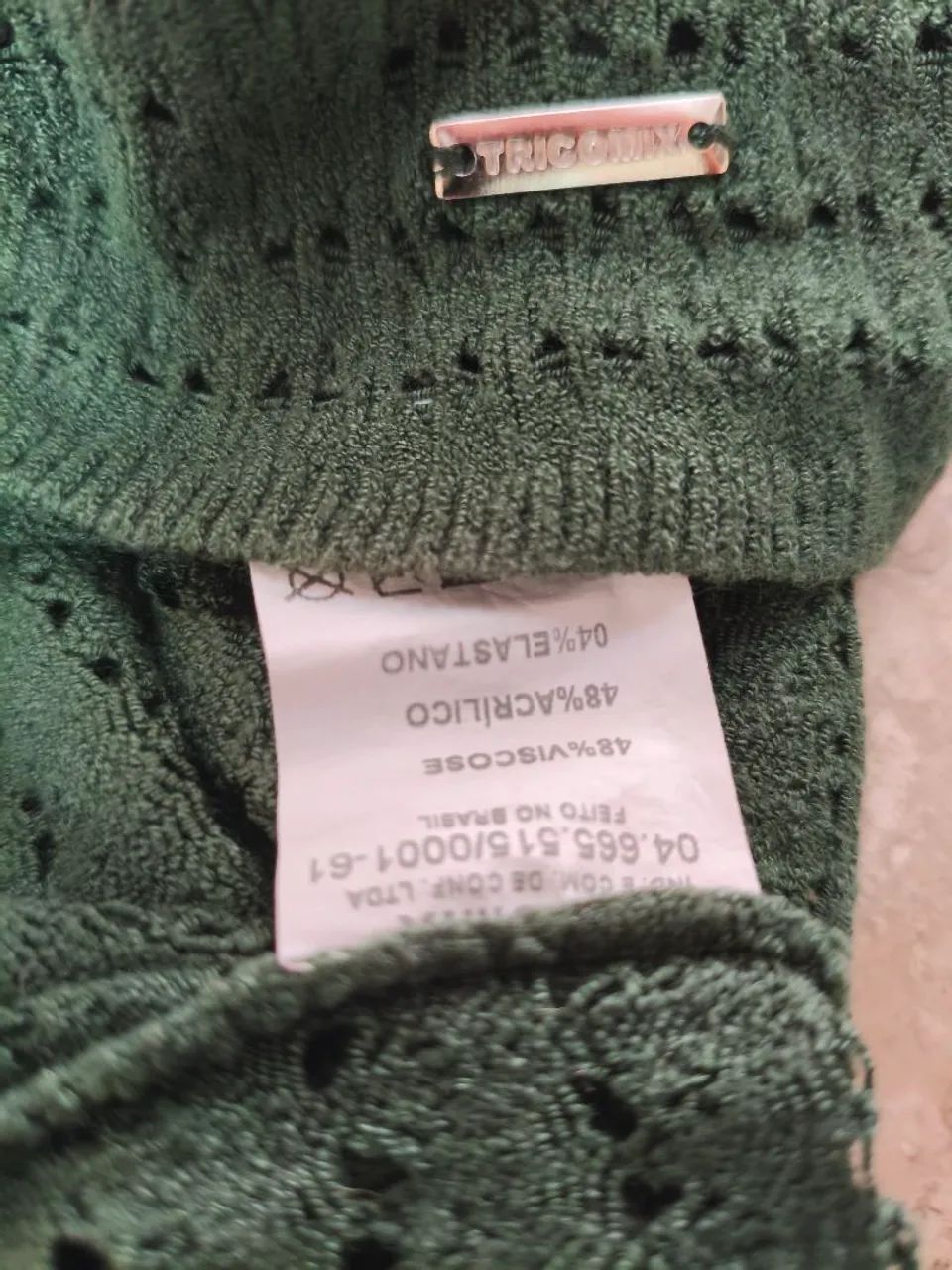 TRICOMIX BLUSA TAM M verde - Foto 5