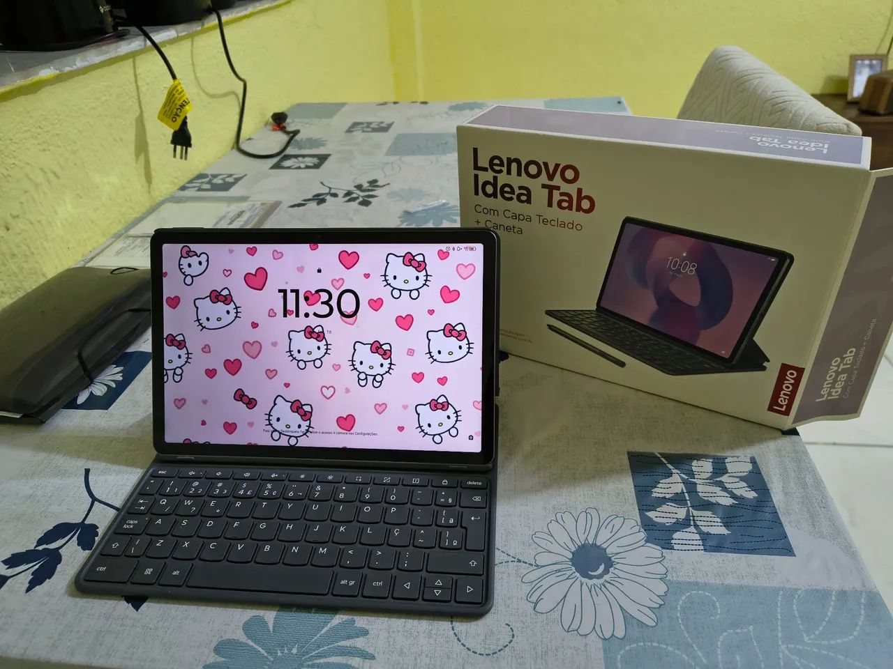 Lenovo Tablet com caneta e teclado - Foto 2